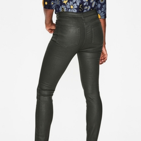 Boden Coated Mayfair Modern Skinny Jeans 8P - Picture 2 of 6